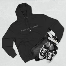 Load image into Gallery viewer, &quot;Strength + Courage&quot; Hoodie
